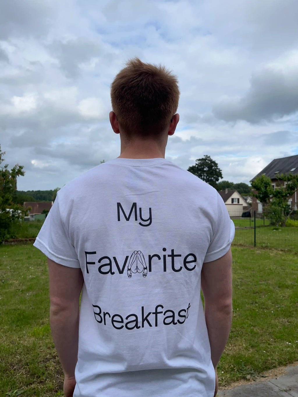 T-shirt "My favorite breakfast" Unisexe