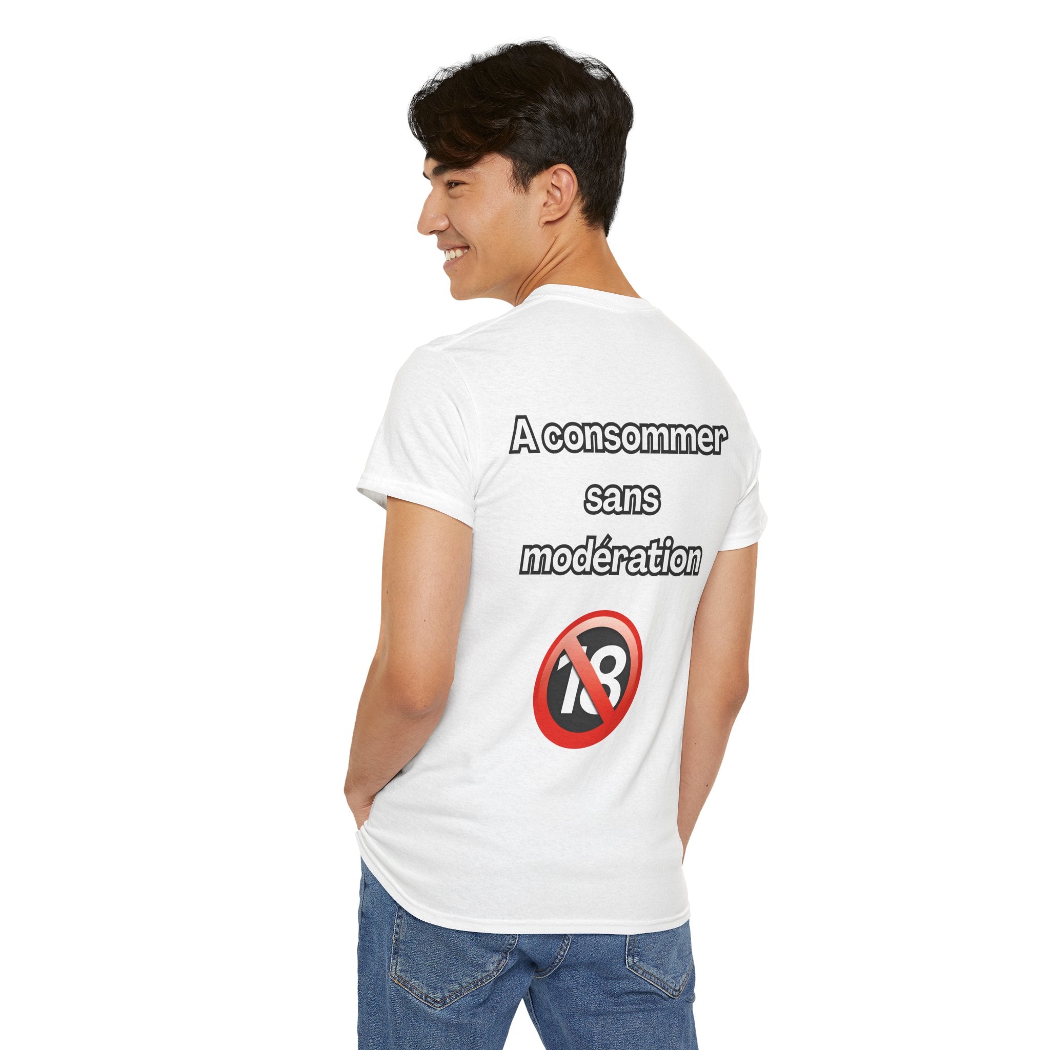 T-shirt "A consommer sans modération" Unisexe